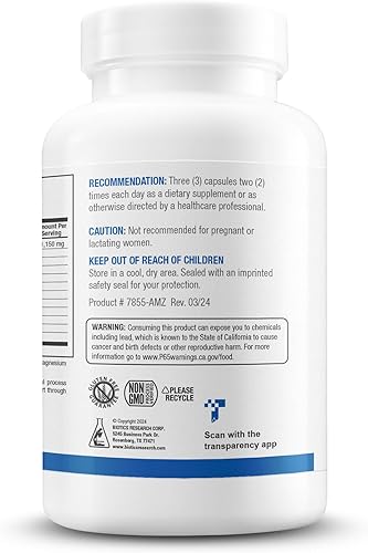 Miniatura 2 de BIOTICS Suplemento KappArest que apoya la facilidad, comodidad y no hinchazón, antioxidante de alta absorción Research 180 cápsula