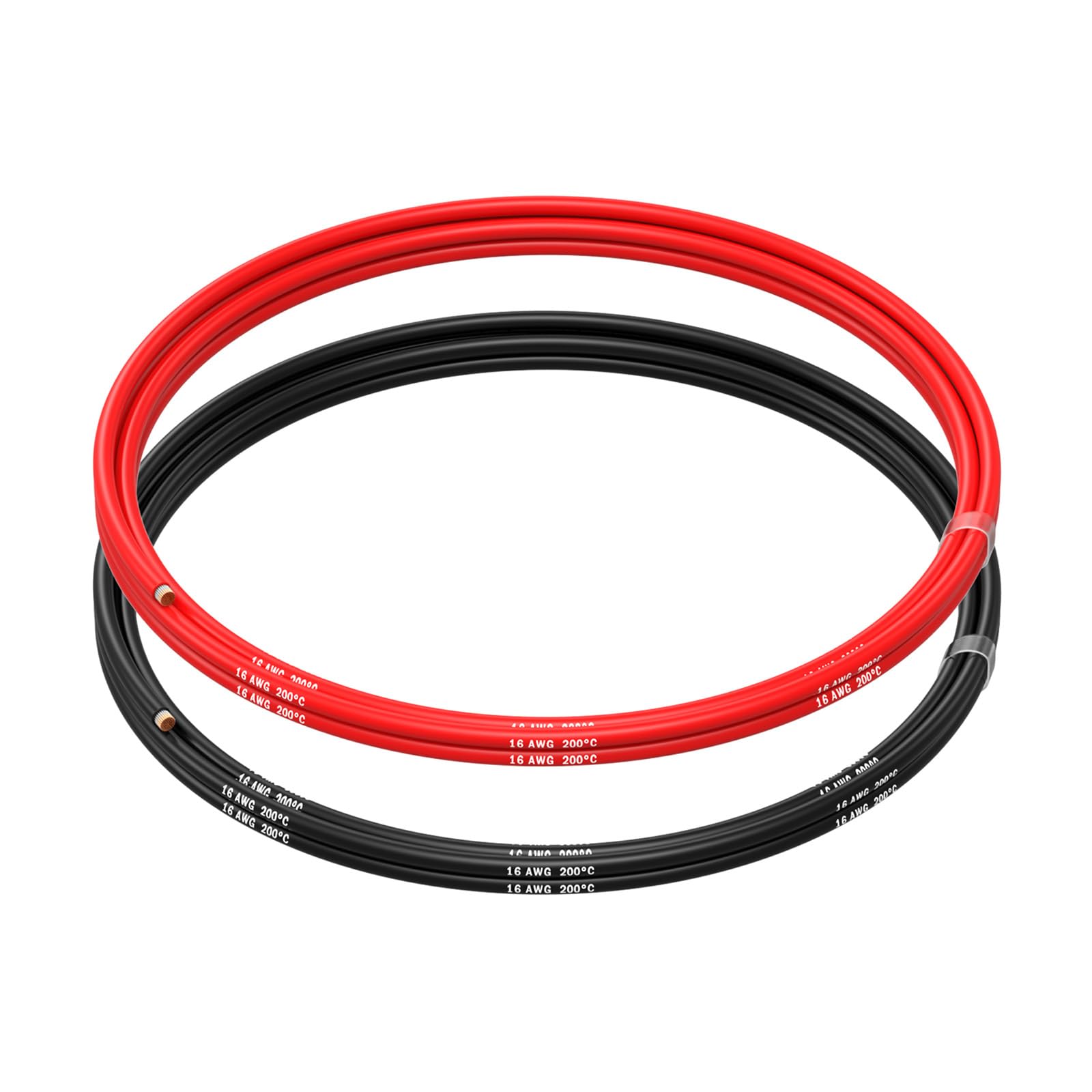 16 Gauge Silicone Wire Ultra Flexible 10 Feet High Temp 200 Deg C