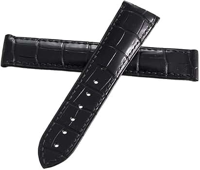 Amazon.com: Genuine Omega 21mm Black Leather Watch Band
