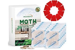 Moth Balls for Rodents: 10 Pack Moth Repellent for Closets, Clothes Storage and Drawers