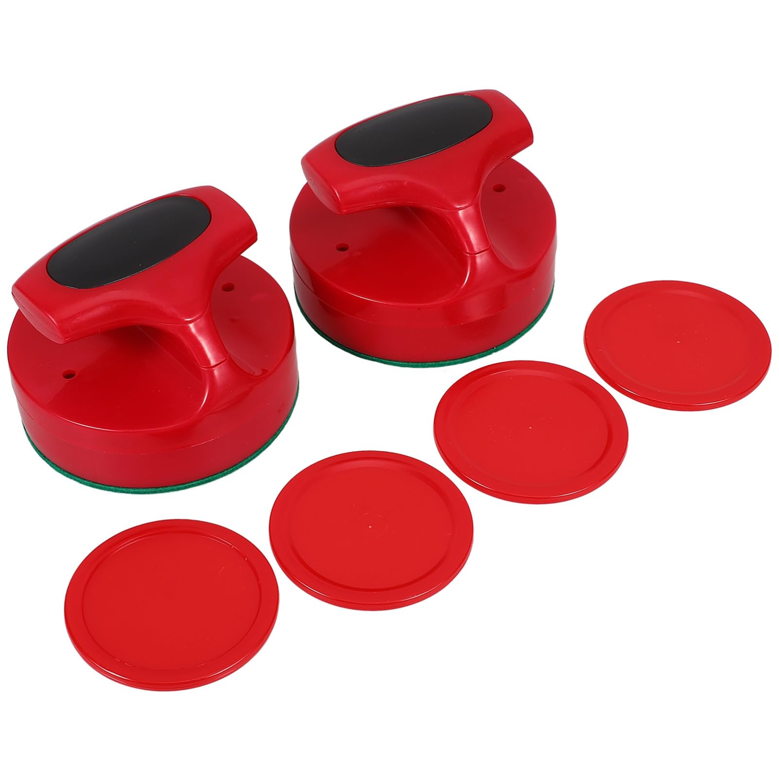 TOYANDONA 4sets Accessori Per Hockey Da Tavolo Kit Paddles e Dischi Per Feste e Giochi Famiglia Paddles Da Materiale Resistente