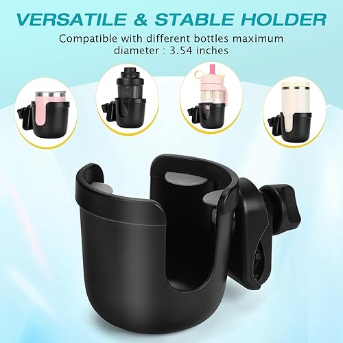 Miniatura 2 de Wheelchair Cup Holder, Rollator Cup Holder, Drink Holder for Walker, Scooter and Stroller