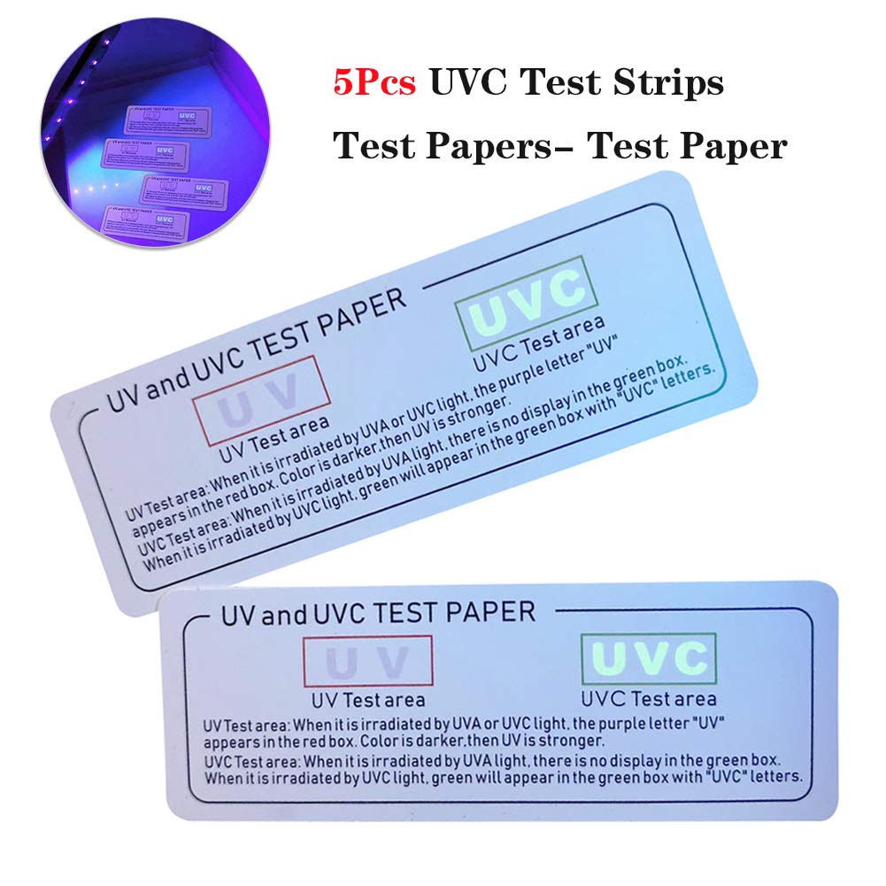 Scheda di prova UVC UV, per test, luce efficace, portatile, leggero, spazzolino da denti, disinfettante, per uso quotidiano (5)