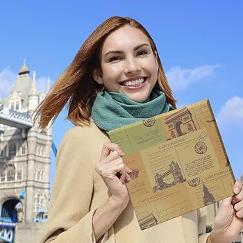 14 Sheets 20 * 29 Inches Vintage Wrapping Paper, 7 Patterns Retro Newspaper Print Kraft Gift Wrap Paper For Birthday, Baby Shower, Wedding, Mother's Day DIY Crafts