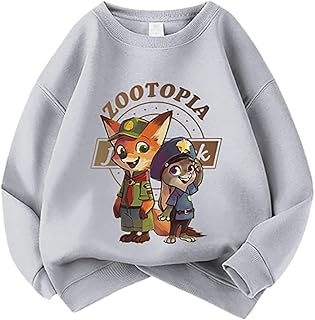 ズートピア2 プリント ジャージ 子供服 ベビー服 長袖 パーカー 男の子 女の子 春 秋 冬 上着 丸首 綿 プルオーバー 部屋着 快適 ゆったり ファッション 人気 アニメ 萌えグッズ 普段着 150CM
