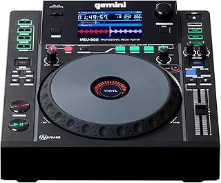 Gemini Sound MDJ-900 - Elite Multi-Media Player with Superior Playback, Responsive Controls, and Advanced DJ Tools