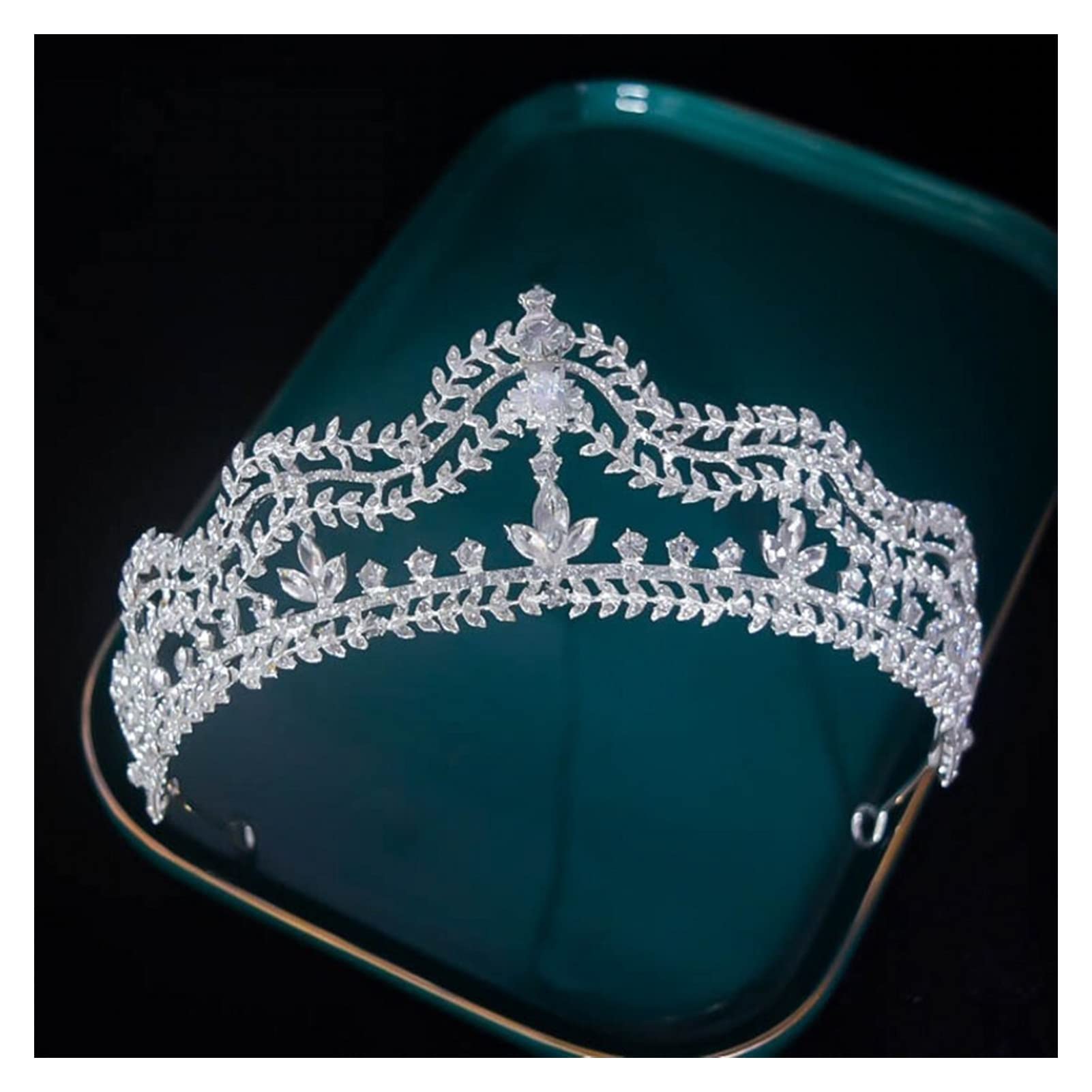Diademas y accesorios para el cabello de boda con pedrería 7