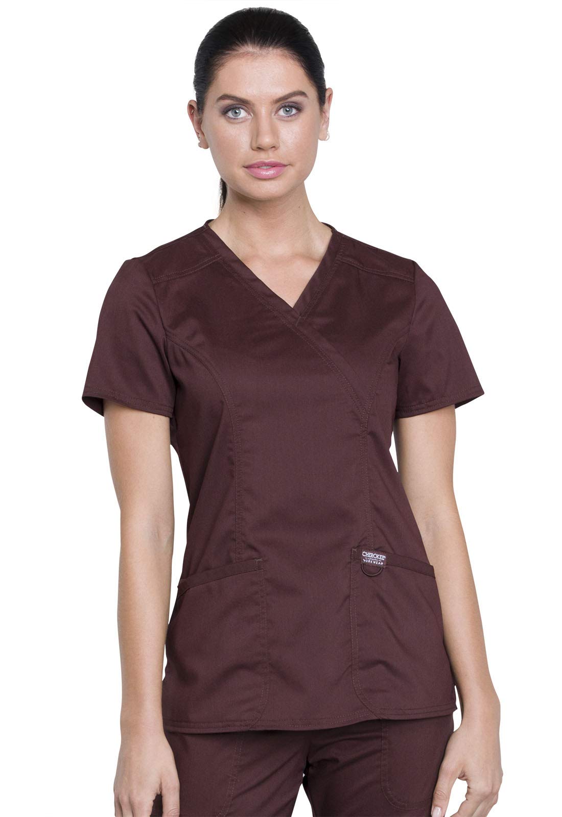 womens Mock Wrap Top Mock Wrap Top (pack of 1)