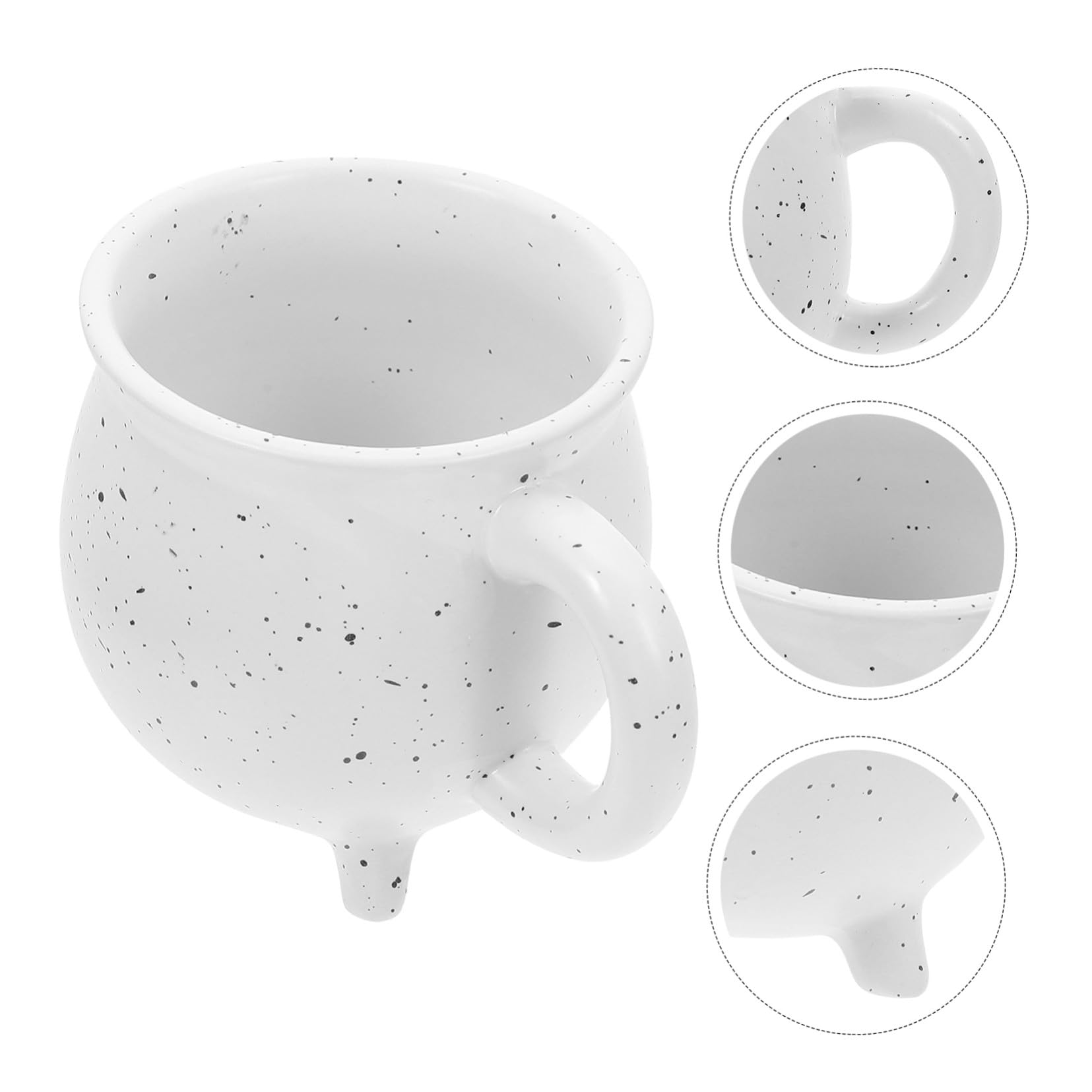 Halloween Tasse Aus Keramik Für Kaffee Dekotasse Für Zuhause Und Büro Mit Künstlerischer Form Und Glatten Kanten Langlebig Und Sicher Für Gebrauch