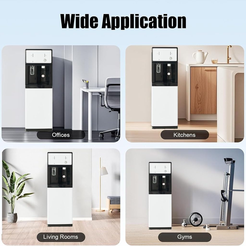 Dispensador de Agua Enfriador Conectado a la Red eléctrica, dispensador de Agua Caliente instantánea de 2200 W, Calentamiento rápido en Tres Segundos, para el hogar/Oficina.
