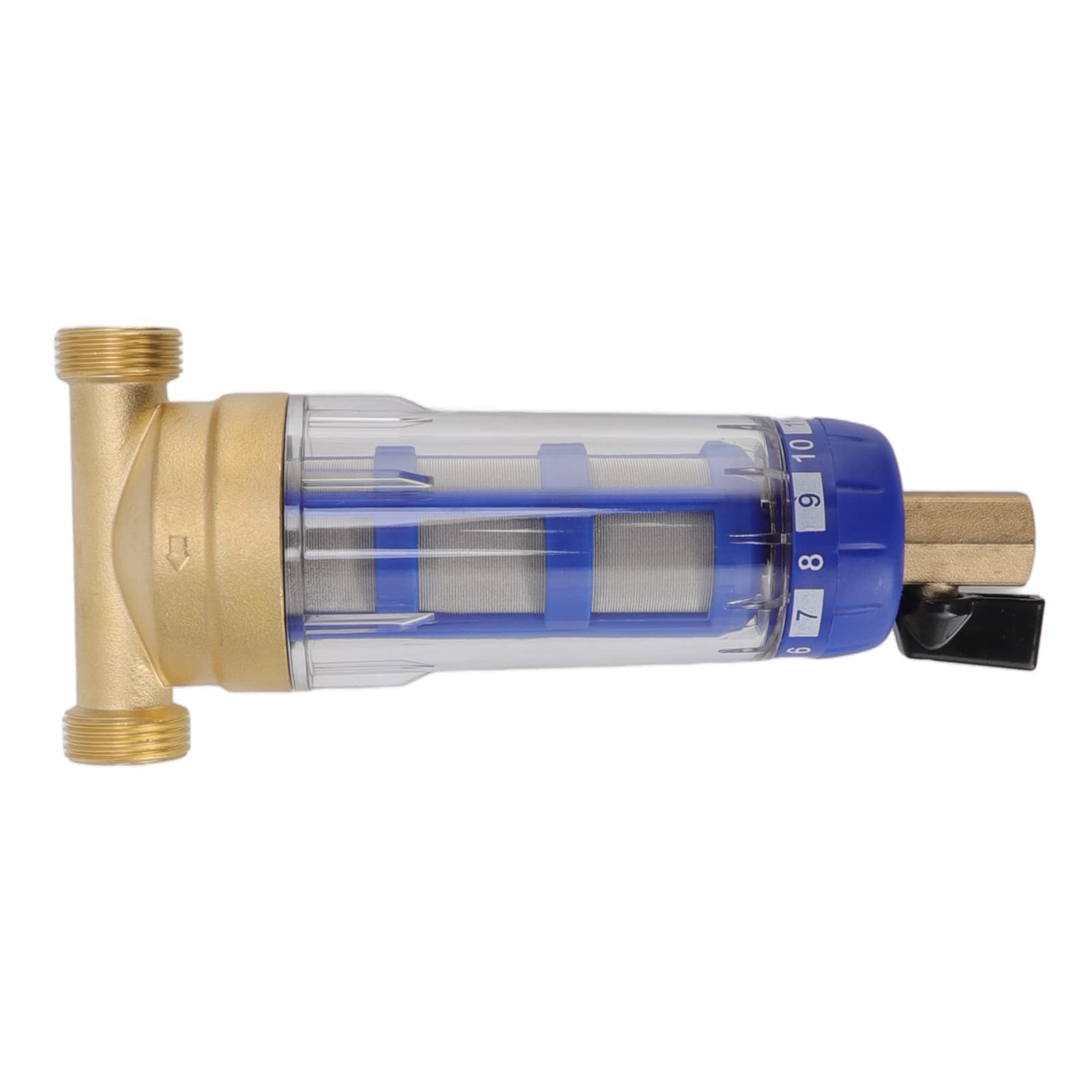 Filtro de Agua, Filtro de Agua de Sedimentos Giratorio Reutilizable, Filtro de Agua del Grifo, Filtro de Sedimentos Prefiltro de Agua de Rosca Externa para Filtro de Sedimentos