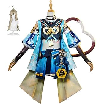 Amazon.co.jp: [BEANUT] 原神 綺良々(きらら) コスプレ衣装 ＋