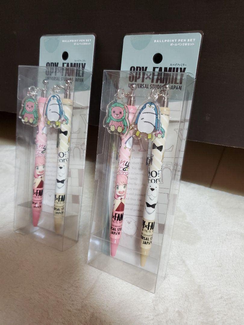 スパイファミリー ボールペン 2本セット USJ Amazon | USJ販売 SPY×FAMILYボールペン2本セット 2商品計4本 233