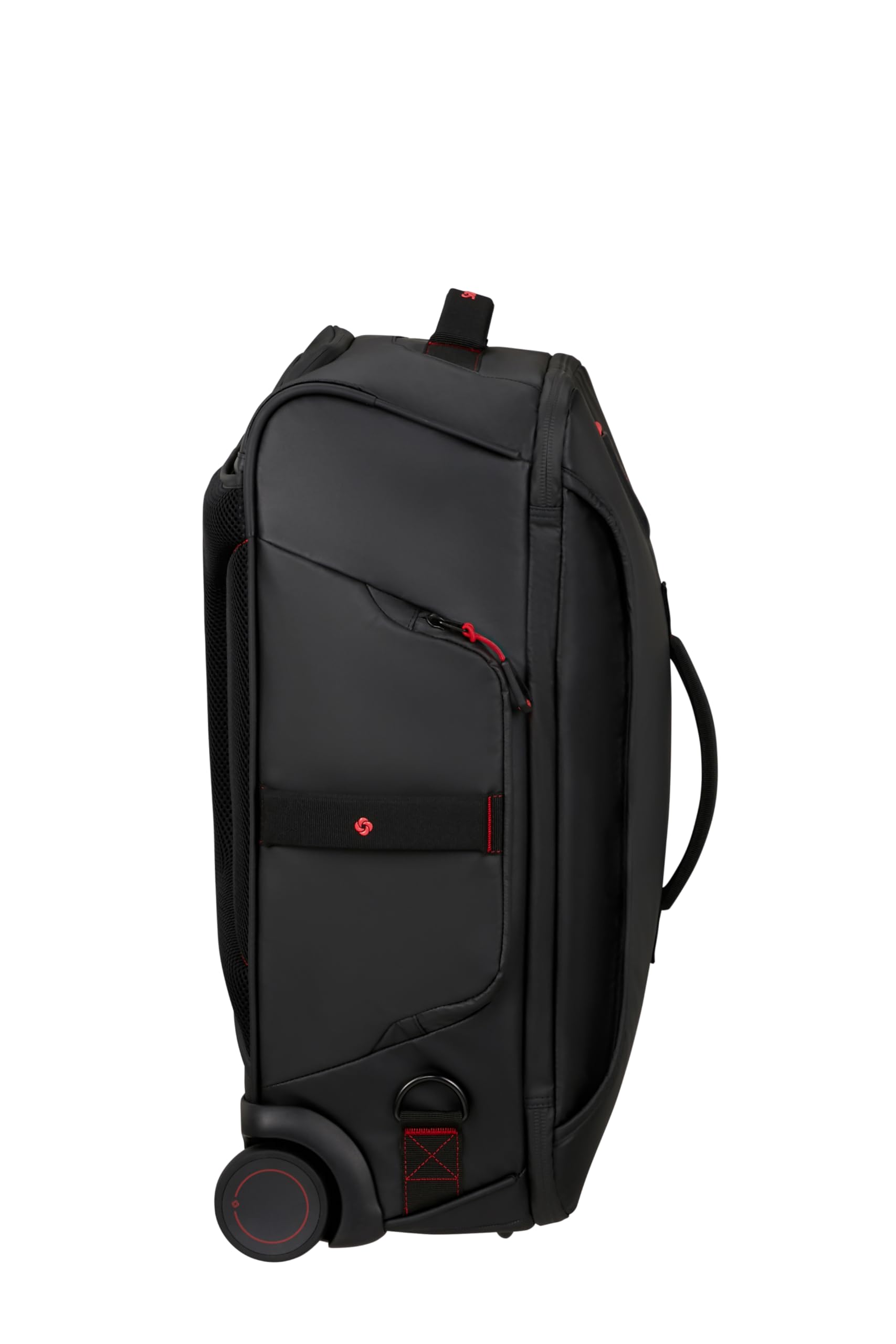 Samsonite Paradiver Light - Bolsa de Viaje con Ruedas y Función Mochila (55 cm), Small, Equipaje de Mano, Repelente al Agua, Ligero, 51L, Negro (Black)