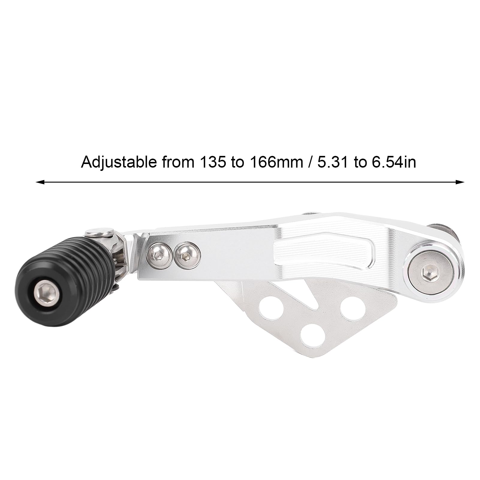 Jiawu Motorrad-Schalthebel, Klappbarer Schalthebel, Pedal für R1200GS LC 2013-2022, R1200GS LC Adventure 2014-2022, R1250GS LC 2018-2023, R1250GS LC Adventure 2018-2023 (SILVER)