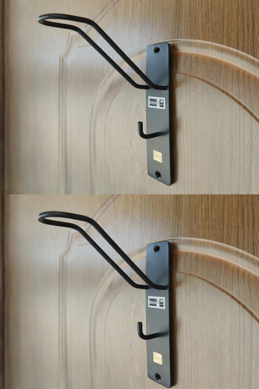 Brahmaji Brand Helmet Holder Wall mountable Helmet Hanger Multipurpose ID Card Office Bag Keys Laptop Bag Hanger (Pack of 2) Helmet Inner Soft Material Friendly 2025 Model