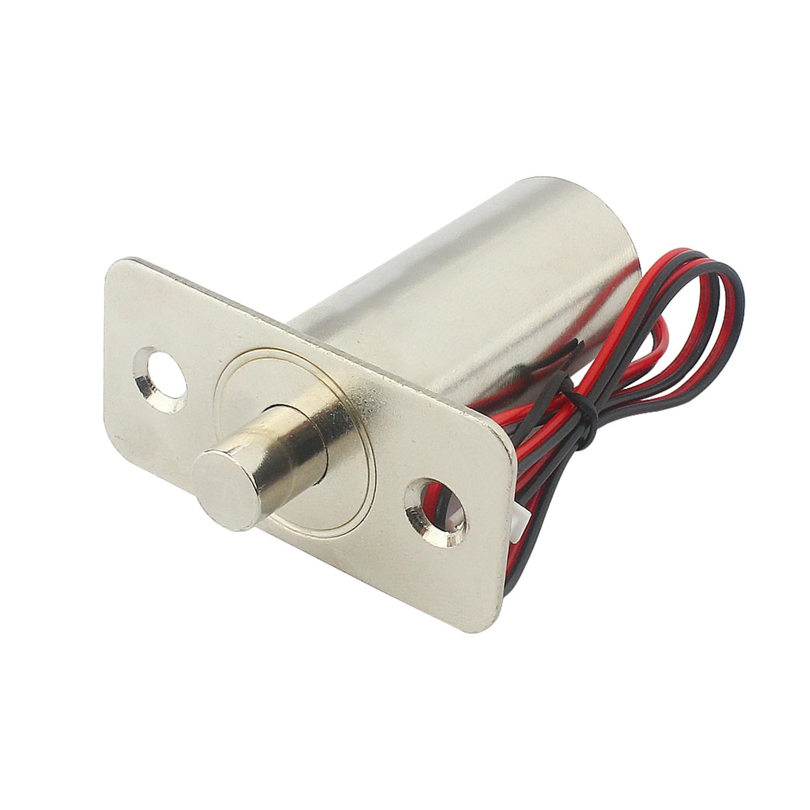 DC12v24v - Cerradura eléctrica empotrada con control de acceso oculto, cerradura eléctrica para puerta de madera, puerta de acero inoxidable, cerradura eléctrica