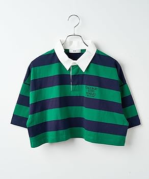 Amazon | [ウィゴー] ワンポイント 刺繍 ラガーシャツ 服 半袖