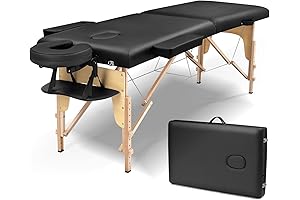 Professional Portable Massage Table: A Versatile Folding Spa Bed for Therapy, Lash...