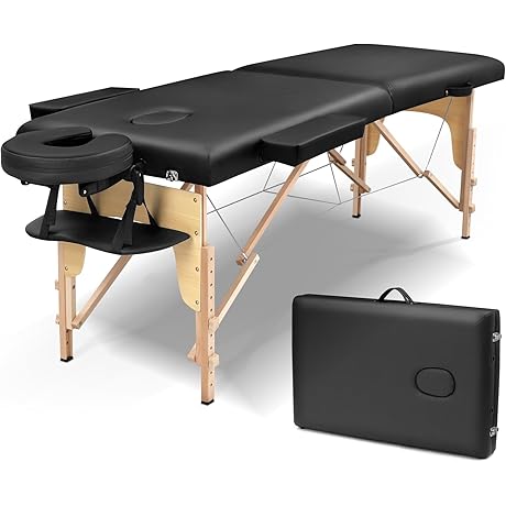 Professional Portable Massage Table: A Versatile Folding Spa Bed for Therapy, Lash...