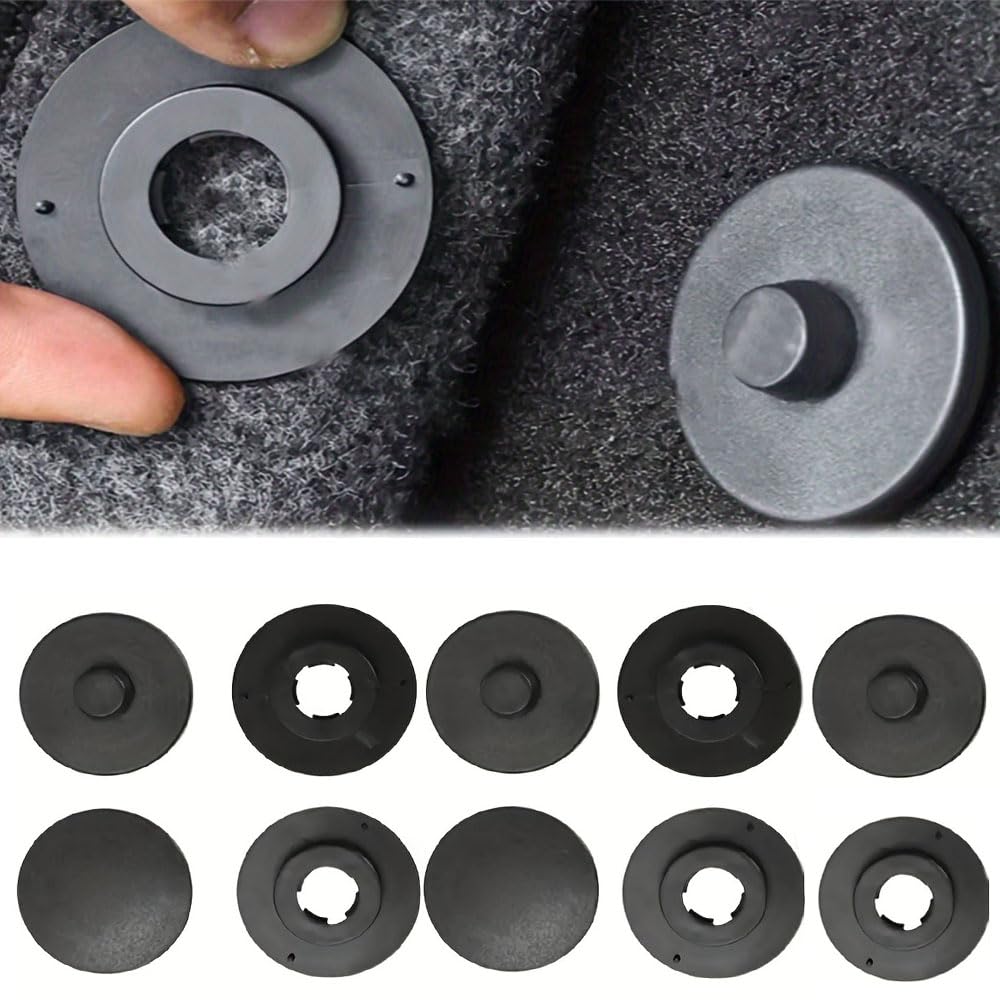 10pcs Car Floor Mat Fixation Clips,Compatible with BMW 5 6 Series E60 E61 E63 E64,Mats Accessories