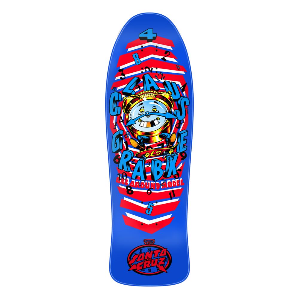 Amazon.com : Santa Cruz Grabke All Around Reissue Skateboard Deck