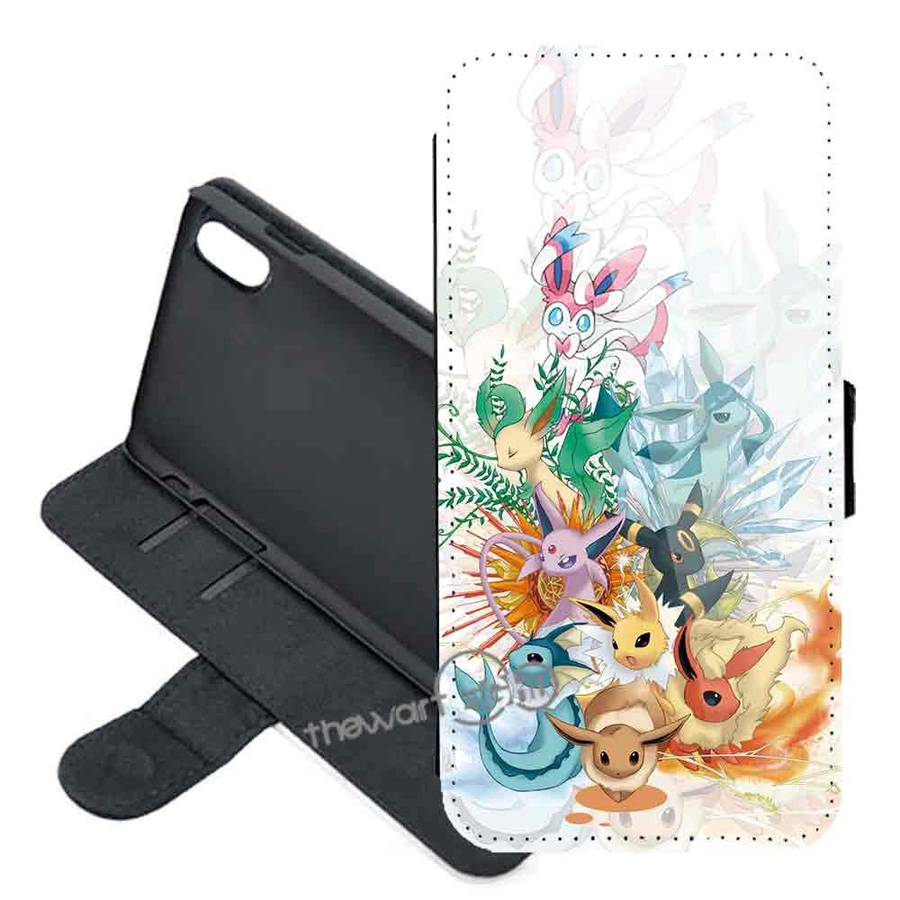 Apple Iphone Xr Case Cover Pokemon Pikachu Pu Leather Stand