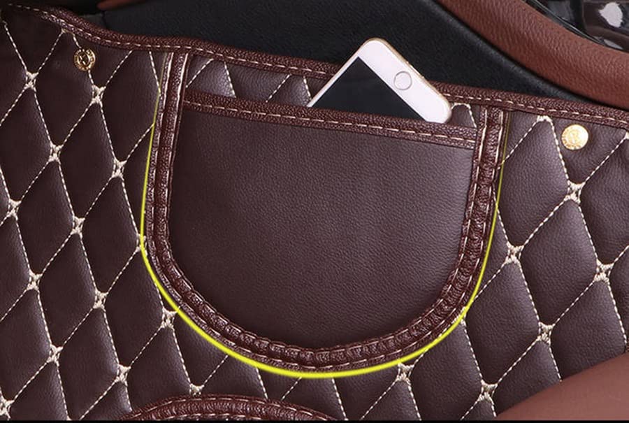 Tapis de voiture ESPYN avec poches de rangement intégrées pour Audi A3 8P Sportback - 8