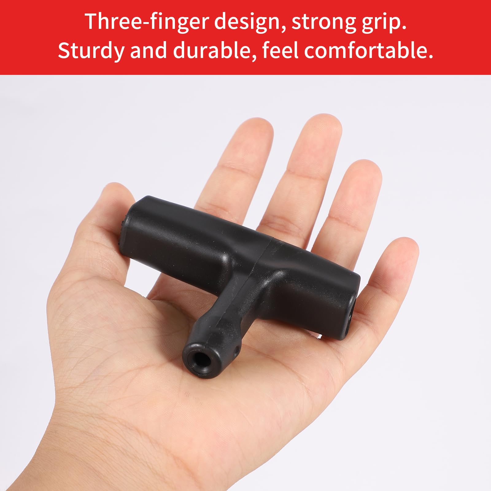 Rynplex Seilzugstarter Für Rasenmäher - Rückstoßstarter Schwarz Silber Für Gartengeräte