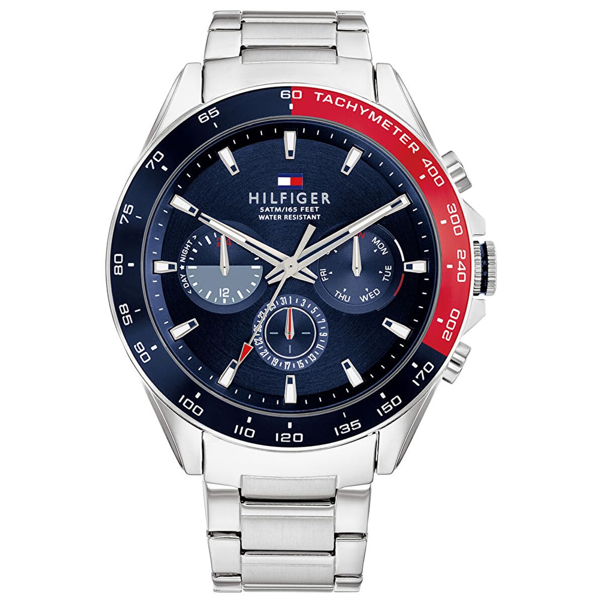 Tommy HilfigerAnalogue Multifunction Quartz Watch for Men with Silver Stainless Steel Bracelet - 1791968