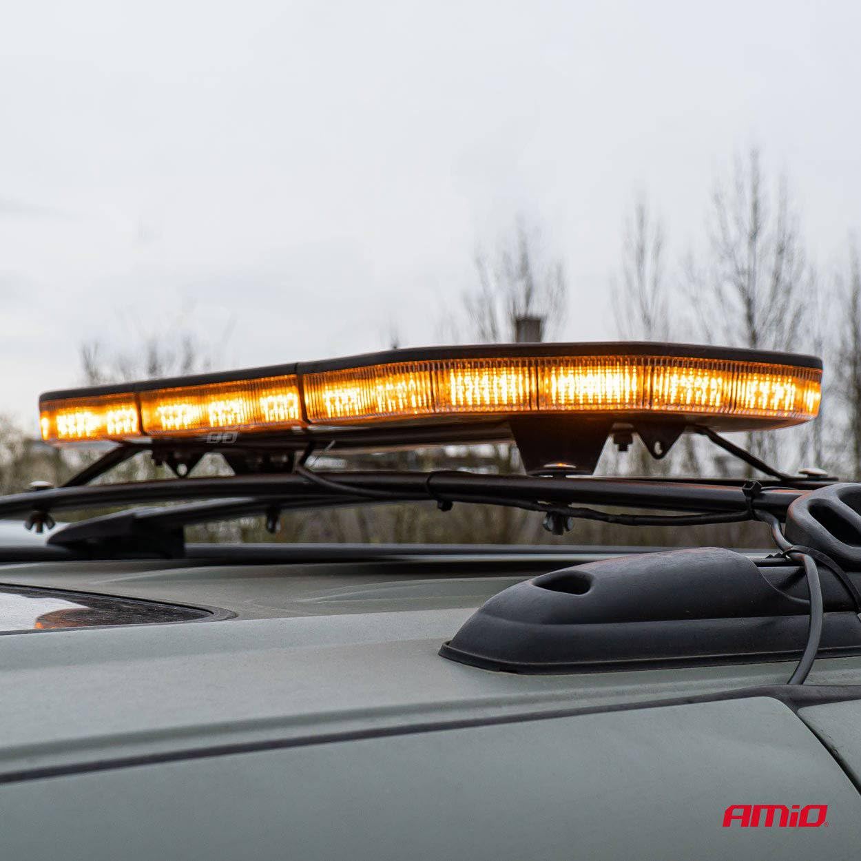 AMIO 03344 Baliza de señalización Luz de advertencia Luz de alerta