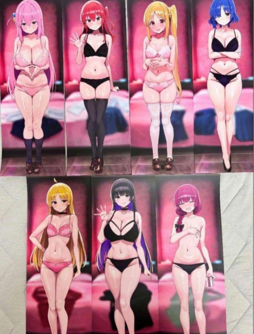 C106 ろうか 会場限定ロングポスター 7枚セット ぼっち・ざ・ろっく！ コミケ106 C106 ろうか ロングポスター 7枚セット ぼっち・ざ