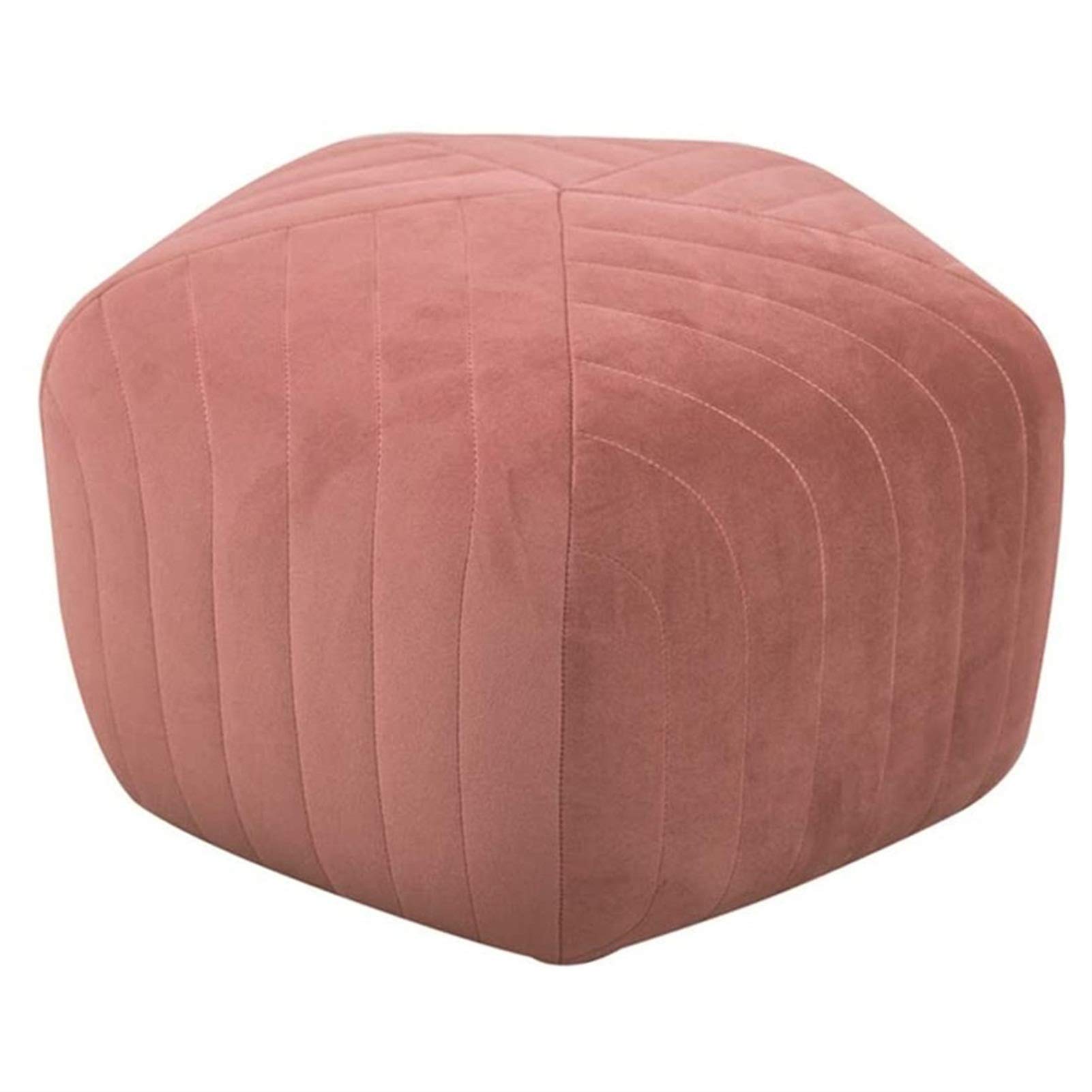 Idée cadeau de mariage : pouf rose design et tabouret de coiffeuse chic avec coffre intégré