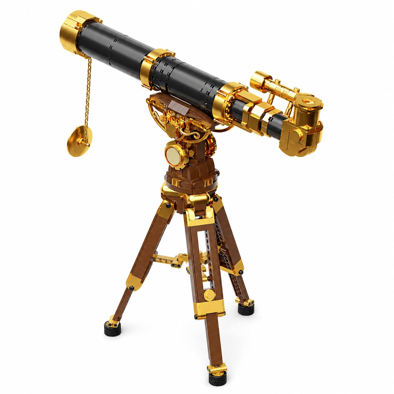 PAN TASY Vintage Telescope Building Set for Adults