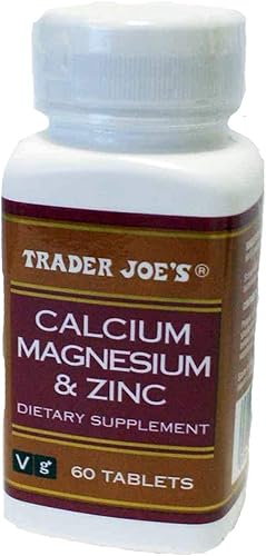 Trader Joe's Calcio, magnesio y zinc, 60 tabletas