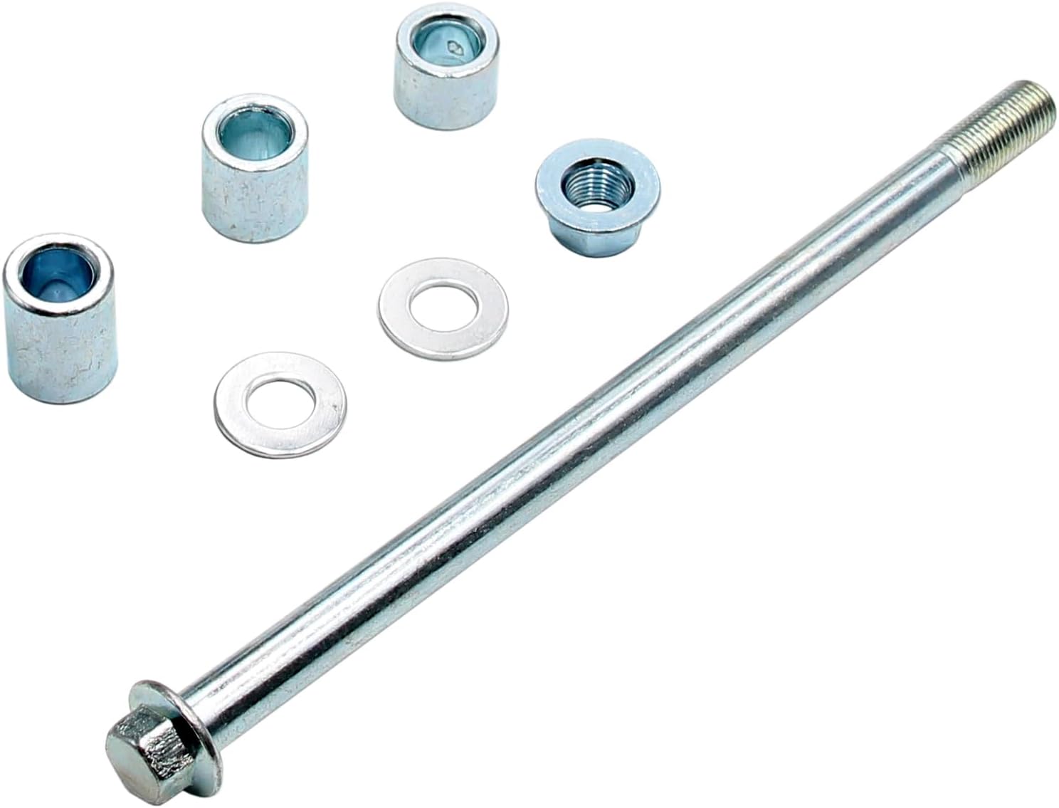 12mm 220mm + 3 Spacers Front Back Rear Wheel Axle CRF 50cc 70cc 90cc 110cc 125cc PIT PRO Trail Dirt Bike
