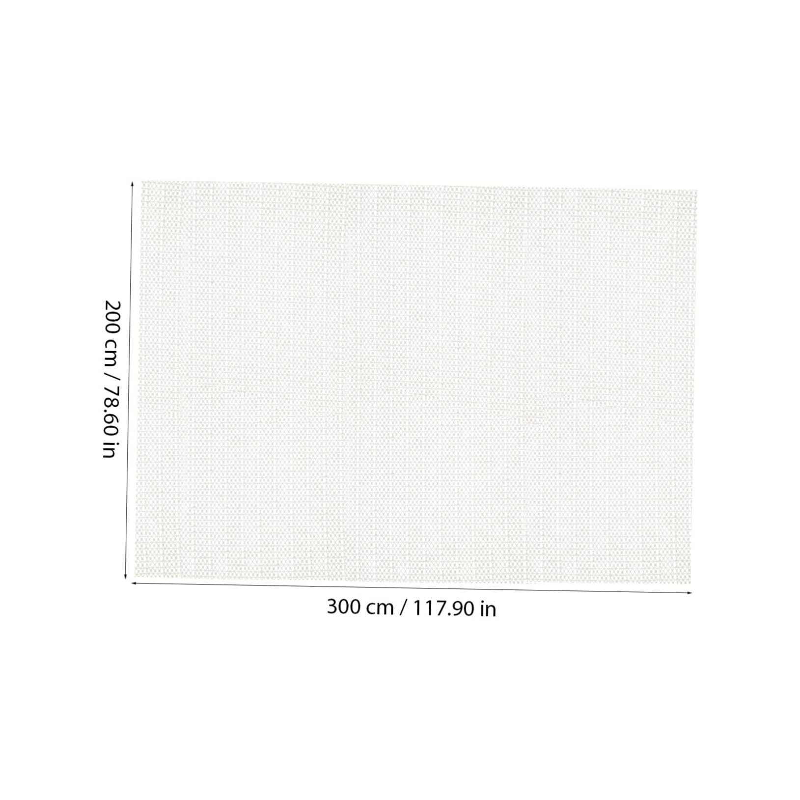 rutschfeste Teppichunterlage 200x300cm PVC für Holzböden