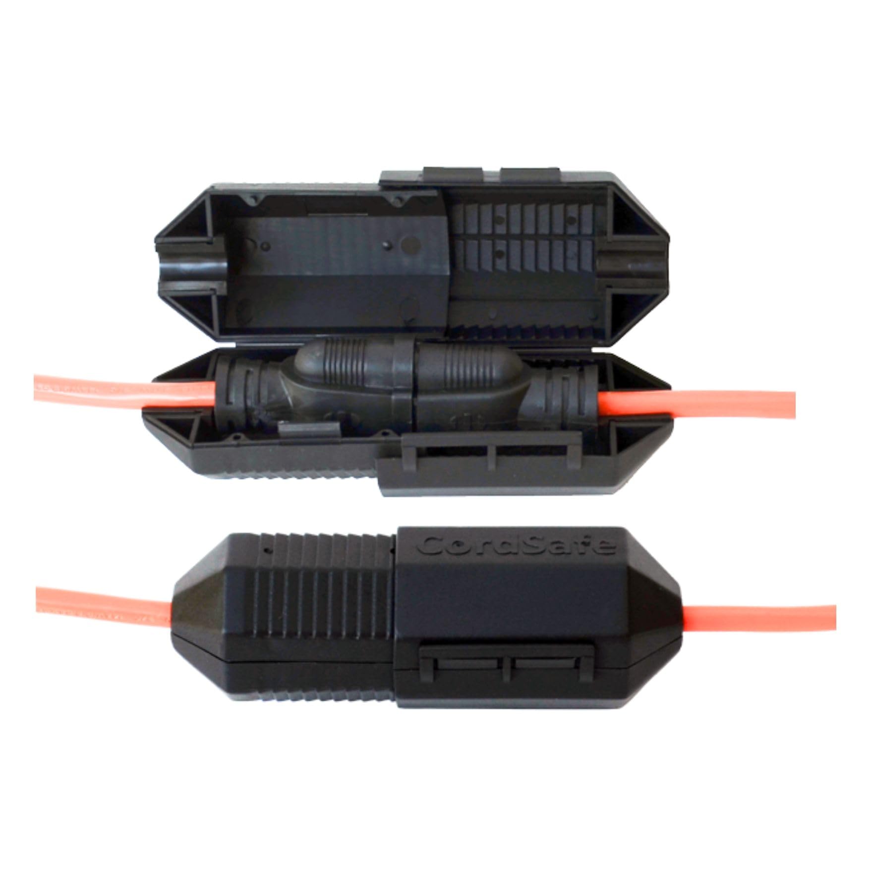 Outdoor Extension Cord Protector – Weather-Resistant Snap-Lock Cover for Plug Connections – Rugged UV-Resistant Plastic Plug Protection, 1-Pack