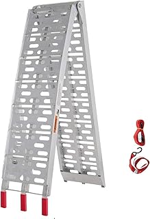 Advwin Loading Ramp 750lbs/340kg Capacity 7.5 ft/2.3M 1PCS Aluminum Folding Ramp for Motorcycles, ATVs, Dirt Bike, Lawn Mo...