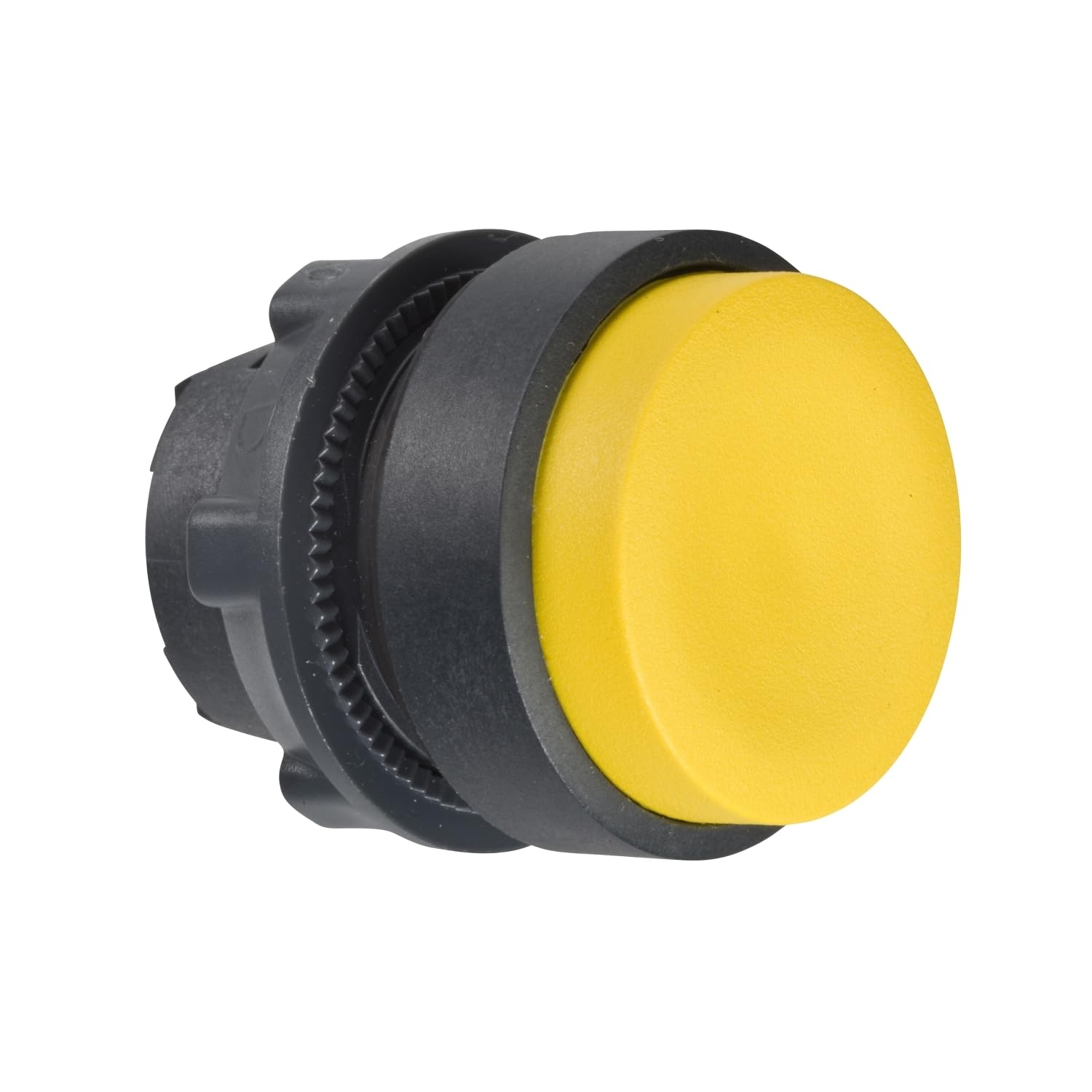 Schneider Electric ZB5AL5 Pushbutton Head, Yellow Projecting Pushbutton Head Ø22 Spring Return Unmarked