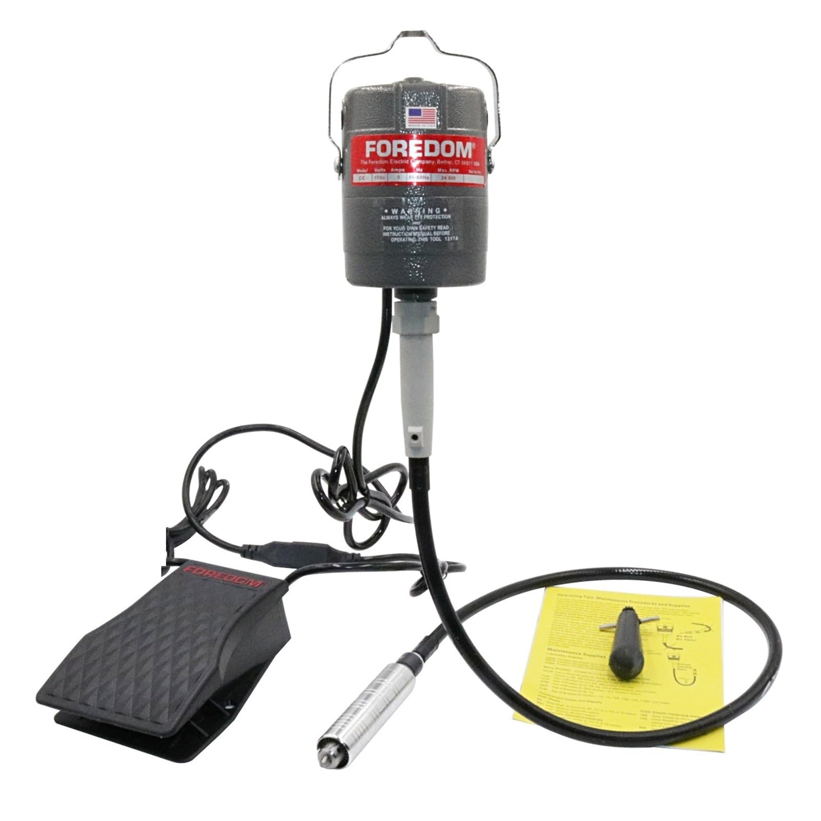 Pulidora de Piedras, Pulidor de tampón roca Eje flexible SR Máquina pulido Herramientas orfebrería Motor herramientas rotativas colgantes y motor colgante(1)