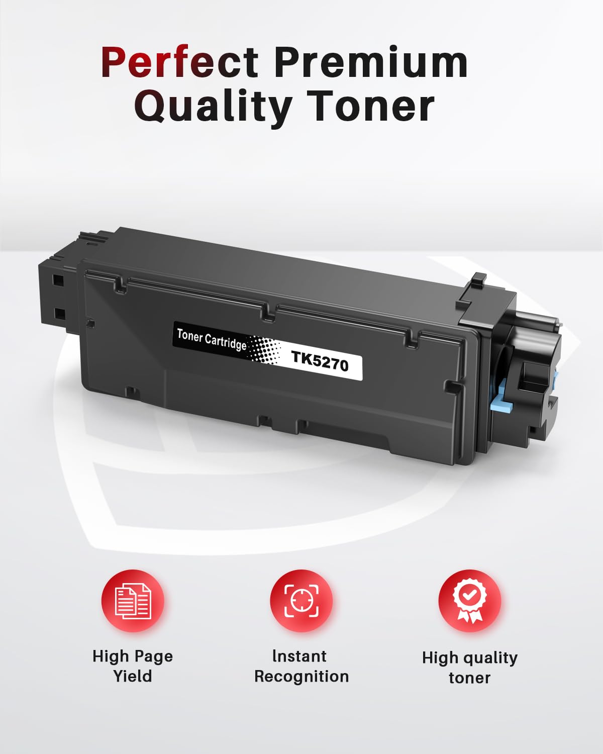 Halloya TK5270 TK-5270 Cartuccia Toner Compatibile per Kyocera TK5270 TK 5270 per Kyocera ECOSYS M6630cidn P6230cdn M6230cidn TK-5270K(1 Nero)