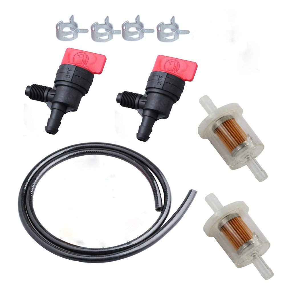 Buy JJDD Replacement Fuel Line Fuel Filter Fuel Shut Off Valve For