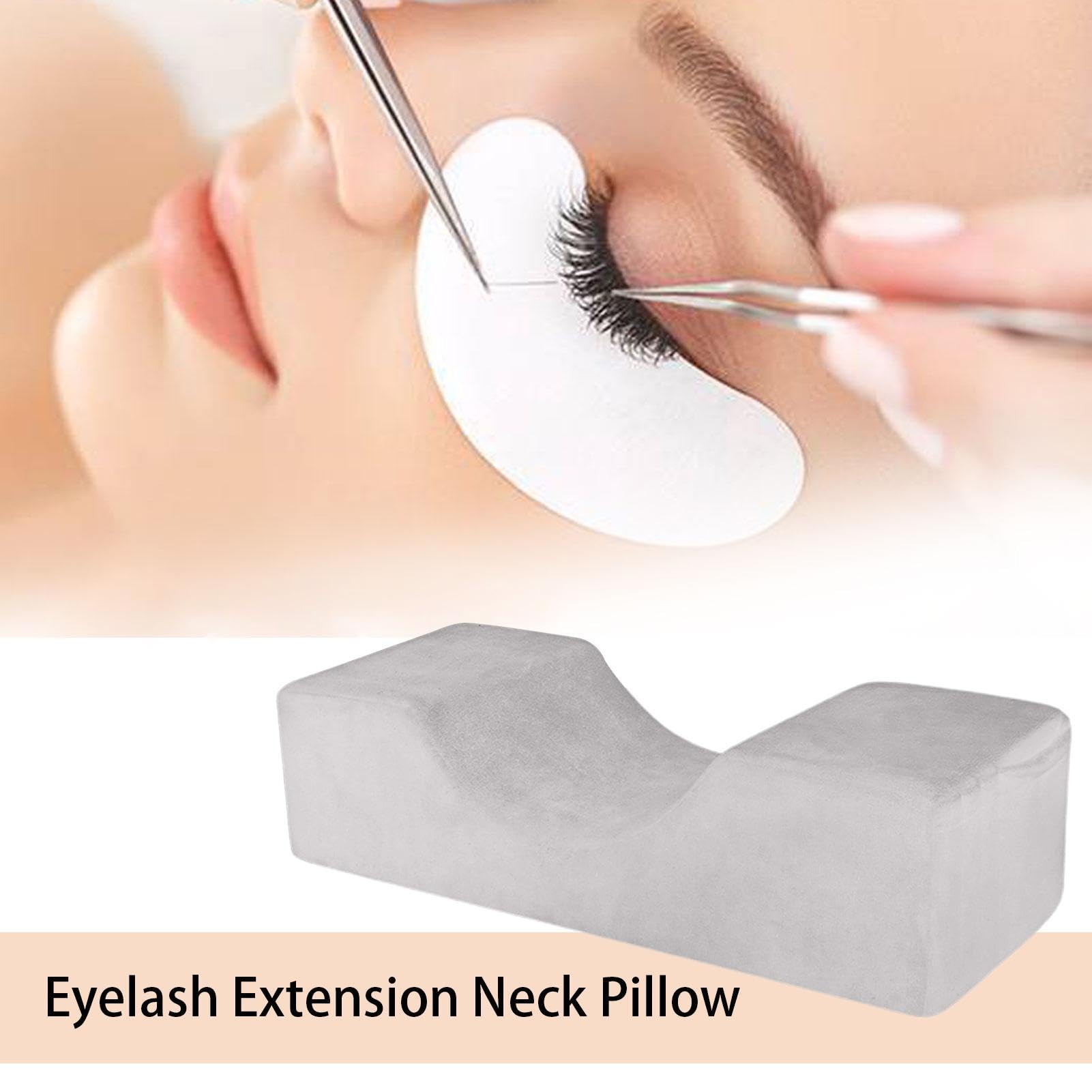 Almohada Para El Cuello Con Extensión De Pestañas - Cojín De Espuma Viscoelástica En Forma De U | Almohada De Soporte Para El Cuello Para Belleza De Pestañas, Almohadas Para Ergonómicas Y