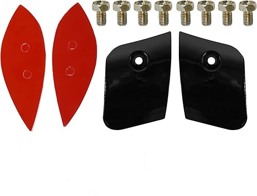 Miniatura 5 de ZXMT Hatchback 2 tonos rojo negro tipo R estilo alerón necesita montaje simple para 2016 2017 2018 2019 2020 2021