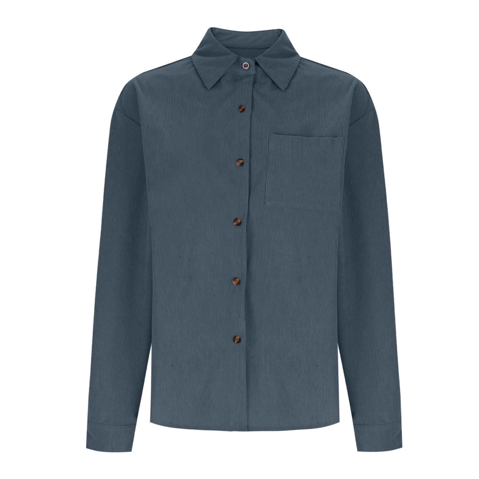 Jacke Damen Winter Cordjacke Mit Knöpfen Jacke Langarm Mantel Casual
