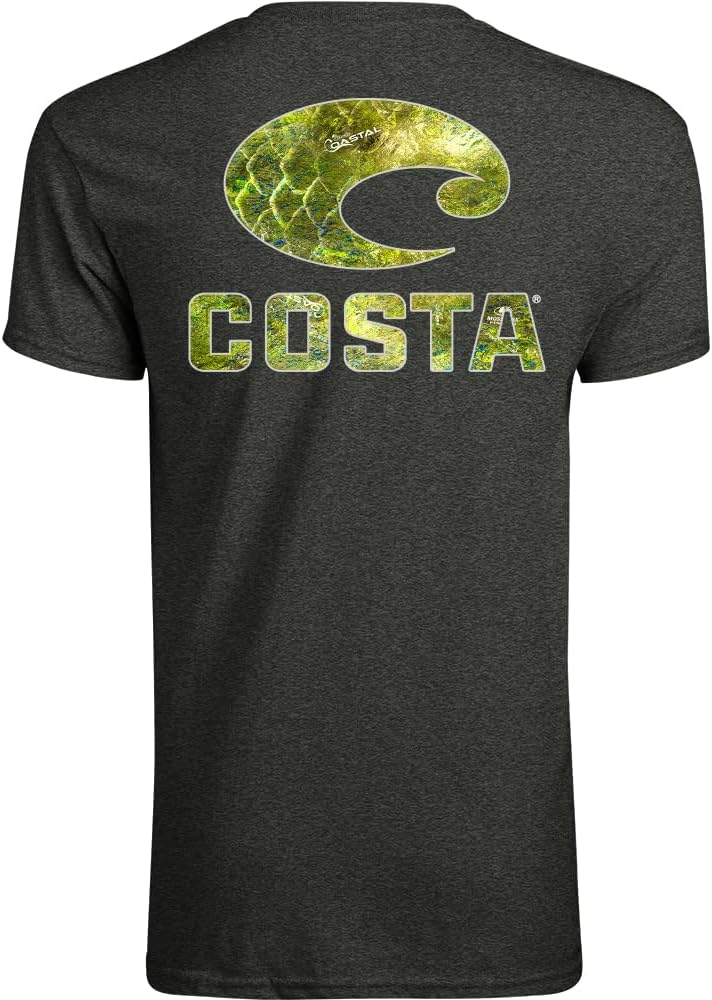 Costa Del Mar Unisex Adult Mossy Oak Coastal Short Sleeve Crewneck