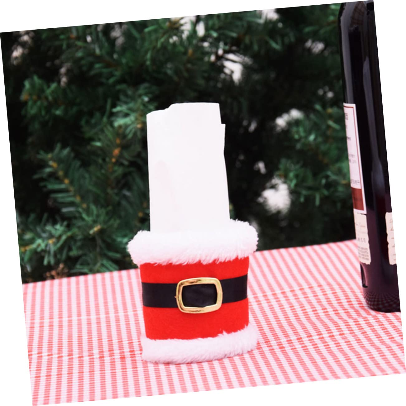 Cabilock 4 Set Portatovaglioli Natalizi Decorazione Tavola Festiva Pratici Fibbia Per Tovaglioli Per Feste Natale Per Ristoranti E Case 4 Pezzi*4