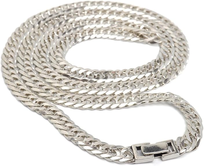 SILVER925喜平ネックレスチェーン◎美品◎良品◎6面ダブル◎キラキラ 喜平ネックレス シルバー 喜平チェーン シルバー925 6面ダブル