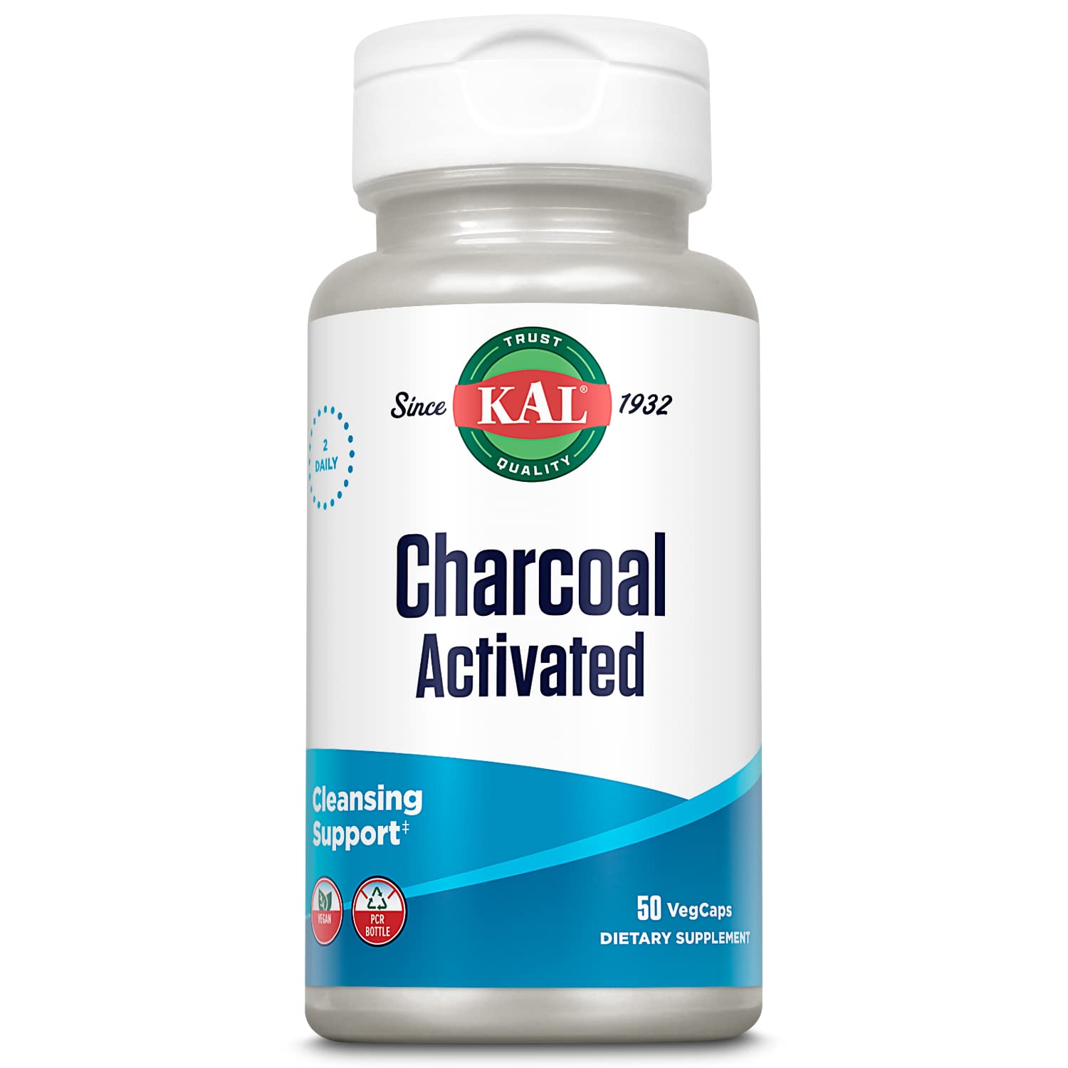 Amazon.com: KAL Charcoal 280mg - 50 Capsules : Health